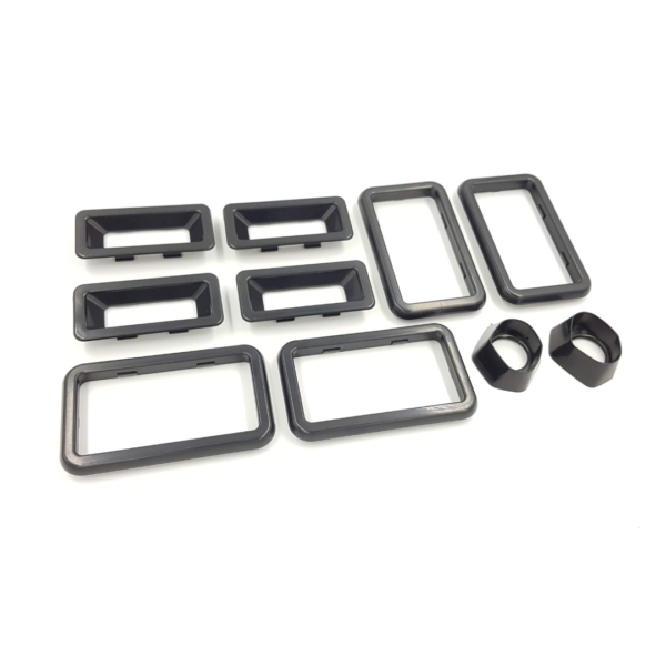 Black Accessory Kit for Holden Commodore - Door Handle, Door Lock & Armrest Surrounds