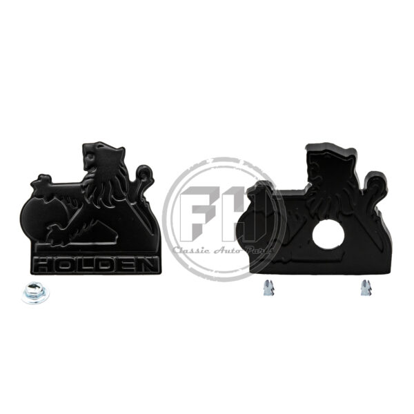 VH SS COMMODORE BLACK LION GRILLE & BOOT BADGE