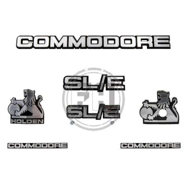 VH Commodore SL/E full badge kit